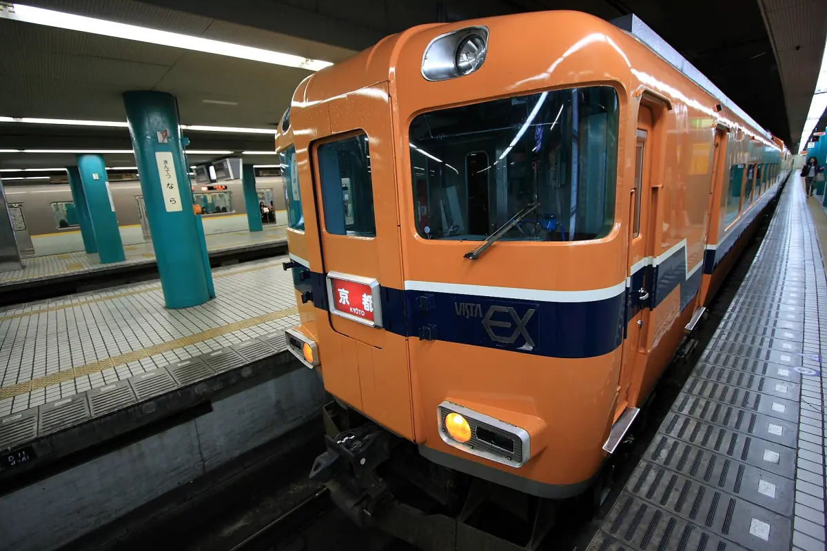 A Kintetsu train at Nara