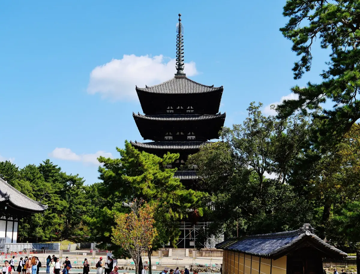 The five-storied pagoda of Kofukuji